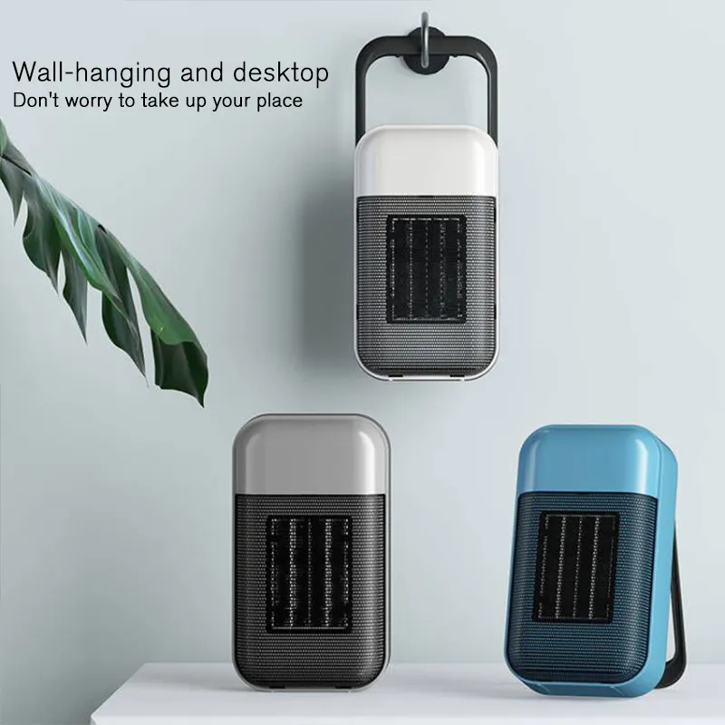 flame retardant material wall hanging 500w portable electric fan heater