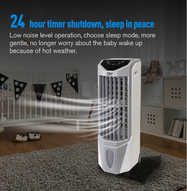 indoor 12l water capacity evaporative led display air cooler ice cooler